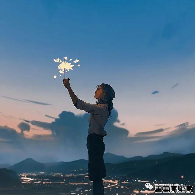 插画丨色彩超舒服的速涂作品，笔触干净光感十足，带着浓浓的夏日气息-20.jpg