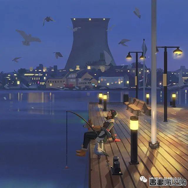 插画丨色彩超舒服的速涂作品，笔触干净光感十足，带着浓浓的夏日气息-22.jpg