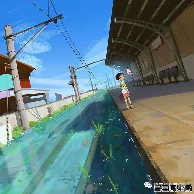插画丨色彩超舒服的速涂作品，笔触干净光感十足，带着浓浓的夏日气息-41.jpg
