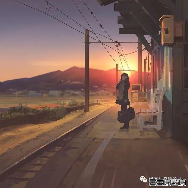 插画丨色彩超舒服的速涂作品，笔触干净光感十足，带着浓浓的夏日气息-40.jpg