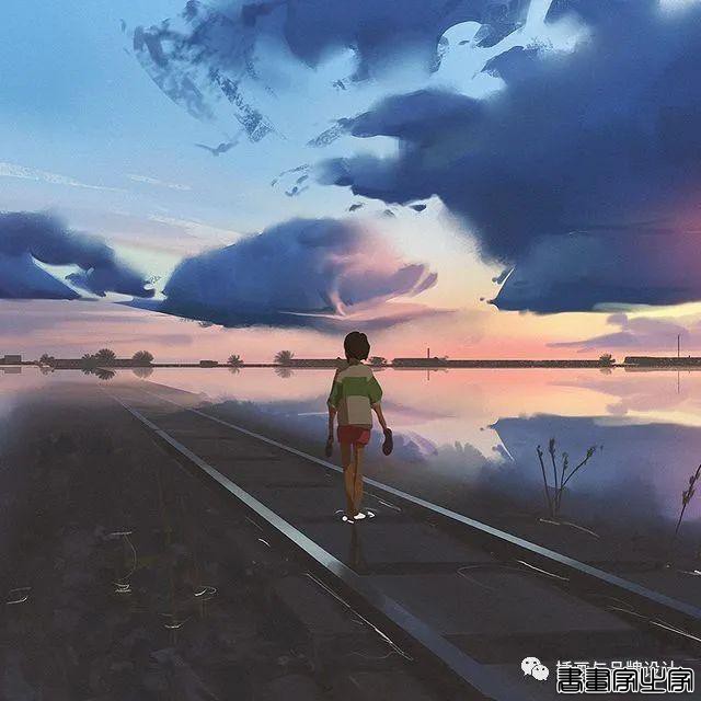 插画丨色彩超舒服的速涂作品，笔触干净光感十足，带着浓浓的夏日气息-43.jpg
