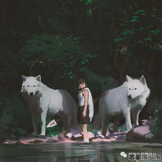 插画丨色彩超舒服的速涂作品，笔触干净光感十足，带着浓浓的夏日气息-51.jpg
