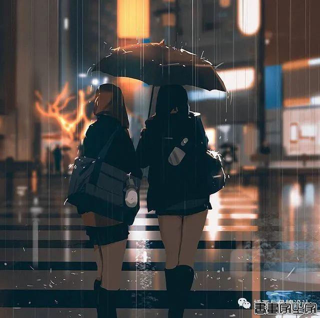 插画丨色彩超舒服的速涂作品，笔触干净光感十足，带着浓浓的夏日气息-63.jpg