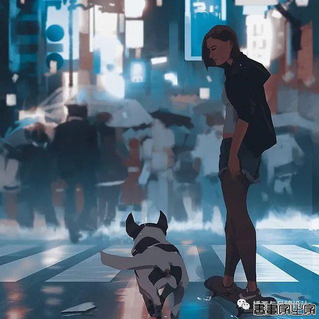 插画丨色彩超舒服的速涂作品，笔触干净光感十足，带着浓浓的夏日气息-64.jpg