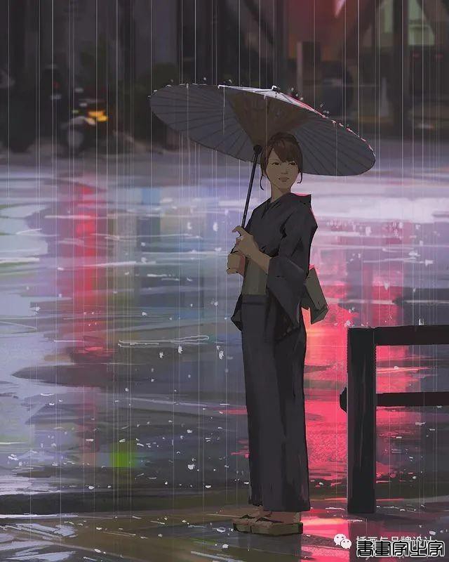 插画丨色彩超舒服的速涂作品，笔触干净光感十足，带着浓浓的夏日气息-66.jpg