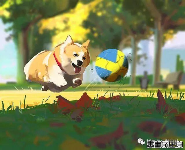 插画丨色彩超舒服的速涂作品，笔触干净光感十足，带着浓浓的夏日气息-69.jpg