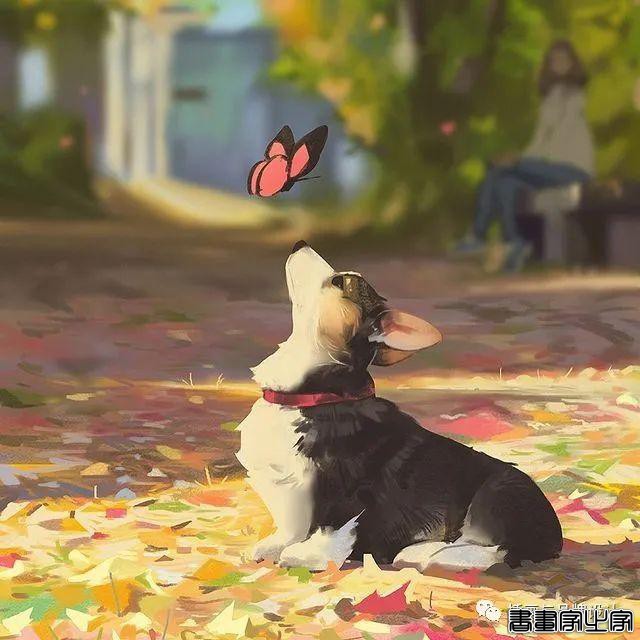 插画丨色彩超舒服的速涂作品，笔触干净光感十足，带着浓浓的夏日气息-81.jpg