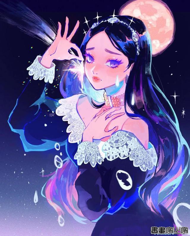 都是超A的女神，细腻的插画，简直美到骨子里了-7.jpg