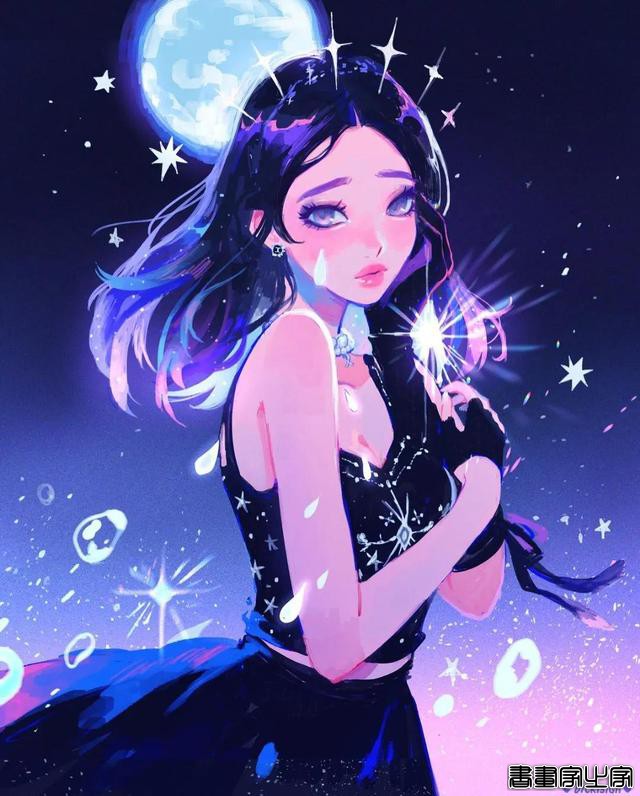 都是超A的女神，细腻的插画，简直美到骨子里了-8.jpg