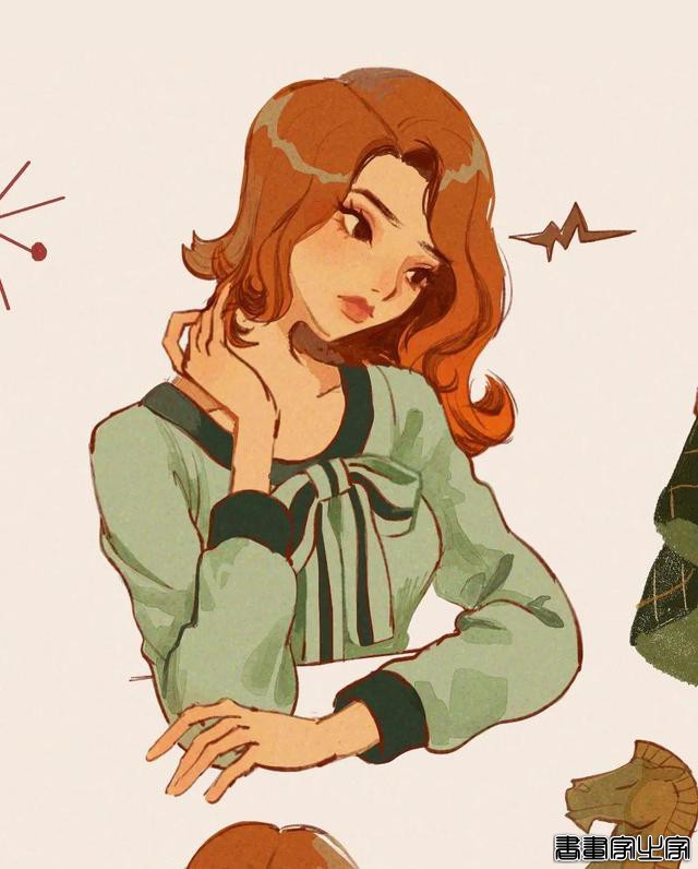 都是超A的女神，细腻的插画，简直美到骨子里了-10.jpg