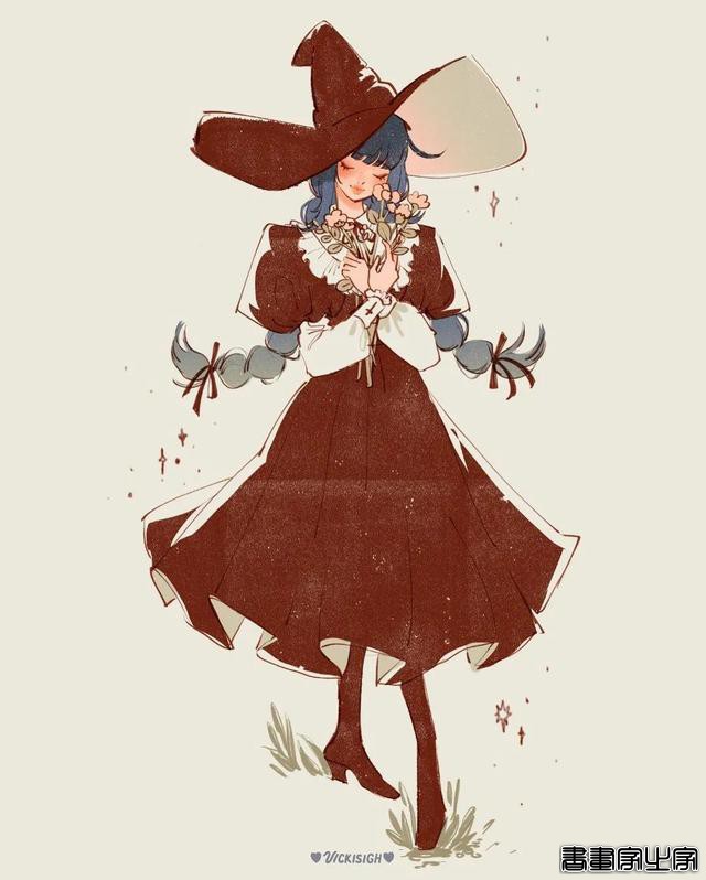 都是超A的女神，细腻的插画，简直美到骨子里了-15.jpg
