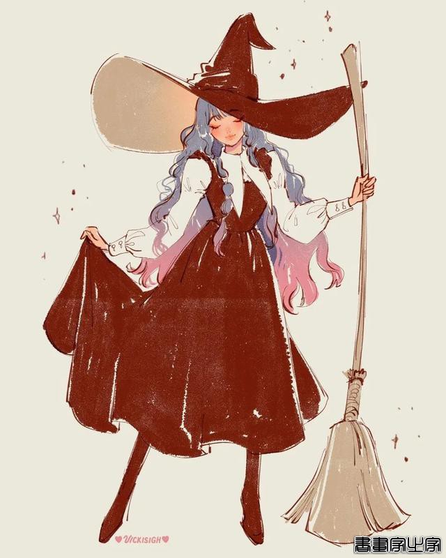 都是超A的女神，细腻的插画，简直美到骨子里了-14.jpg
