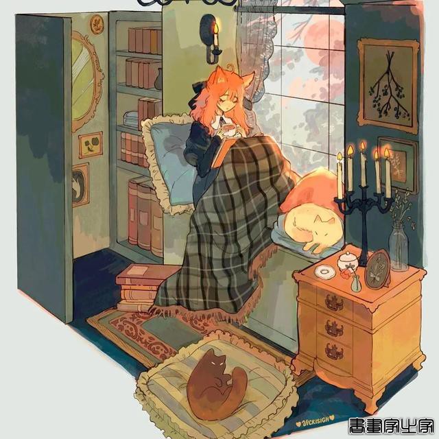 都是超A的女神，细腻的插画，简直美到骨子里了-18.jpg