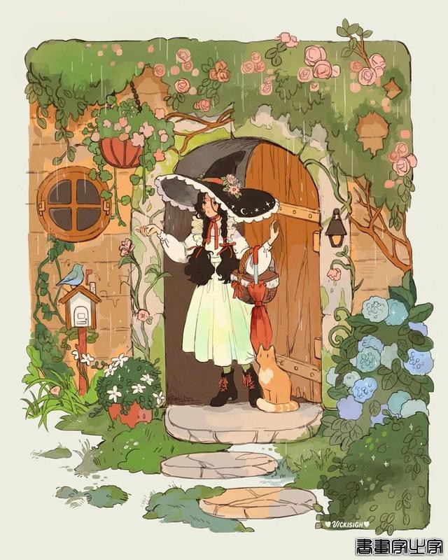 都是超A的女神，细腻的插画，简直美到骨子里了-19.jpg