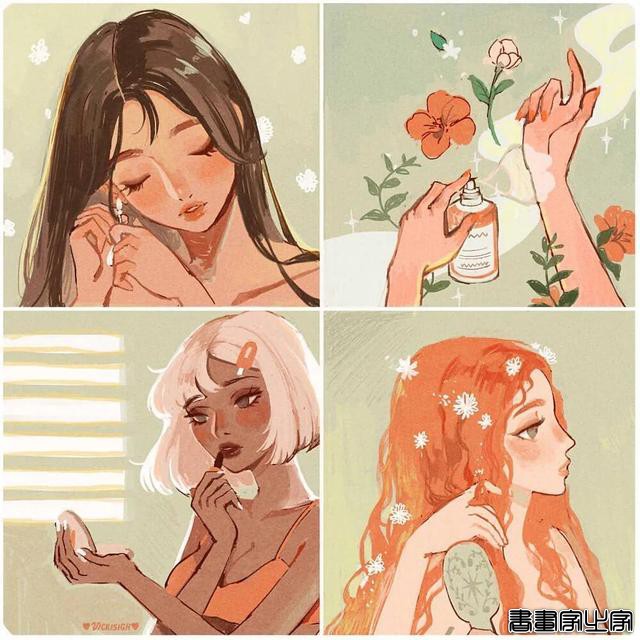 都是超A的女神，细腻的插画，简直美到骨子里了-27.jpg
