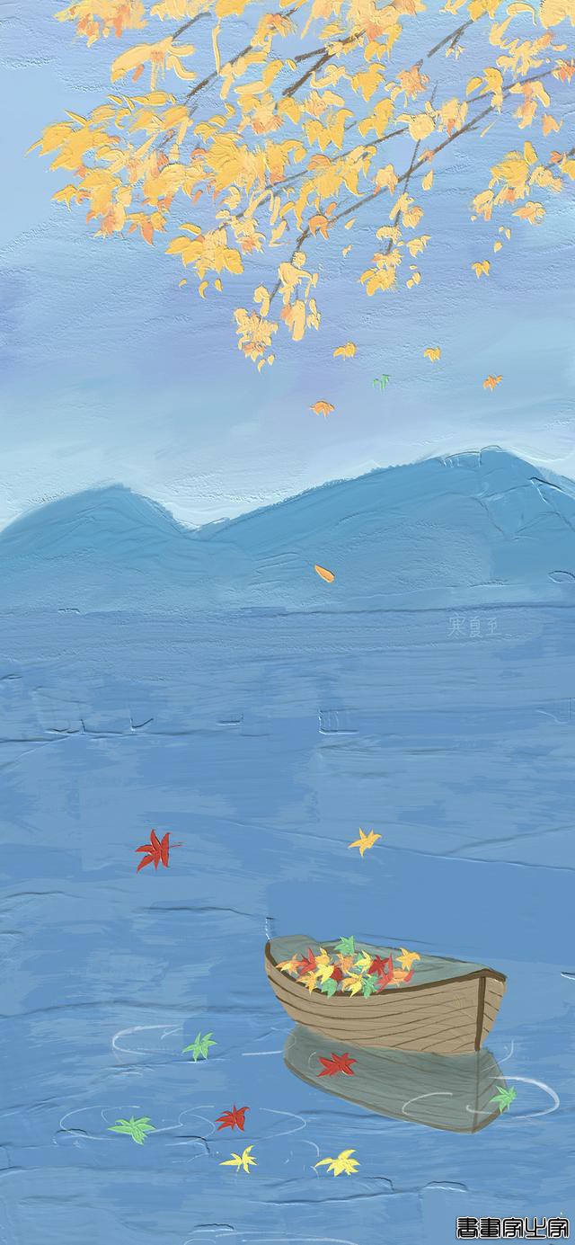 精选油画风壁纸，清新治愈风景插画-7.jpg
