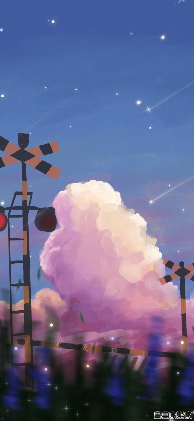 精选油画风壁纸，清新治愈风景插画-5.jpg