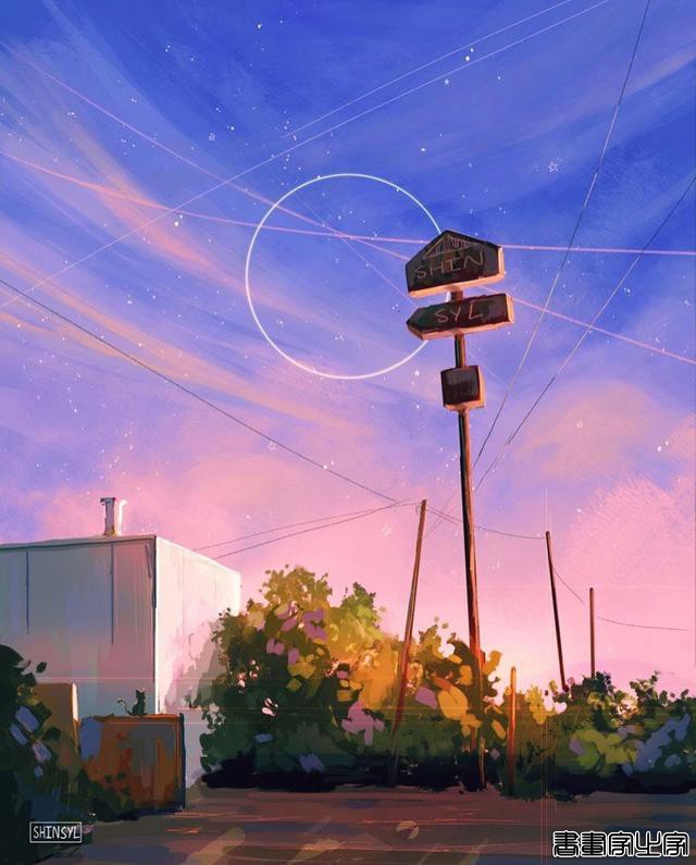 插画师 shinsyl 笔下梦幻唯美的光影氛围插画作品（壁纸）-9.jpg