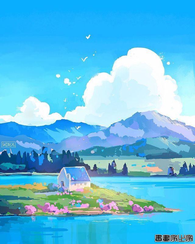 插画师 shinsyl 笔下梦幻唯美的光影氛围插画作品（壁纸）-11.jpg