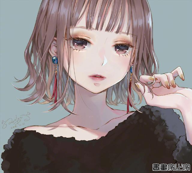 手绘女生插画头像 画风太漂亮了 | Twi:ao_beni ??? ????-4.jpg