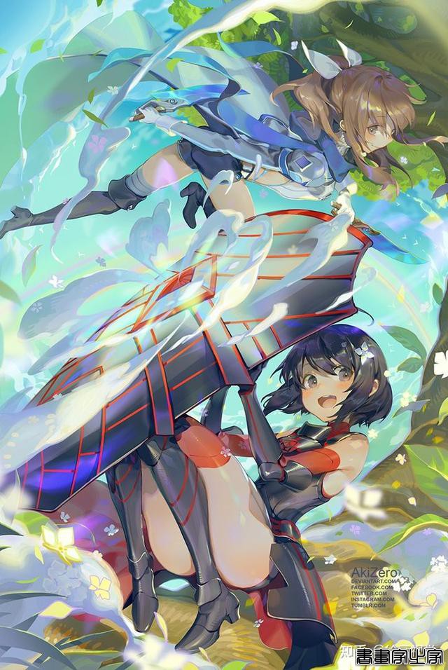 越南艺术插画师AkiZero细腻唯美的二次元色彩艺术少女插画作品-9.jpg