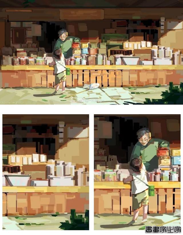 二次元水彩少女插画！阿羽笔下的宅女真的太生动了-7.jpg