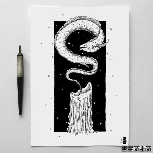 钢笔插画这样画效果是真的好 画面清爽干净 有绘画的冲动-10.jpg