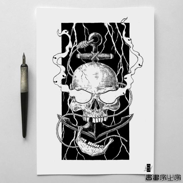 钢笔插画这样画效果是真的好 画面清爽干净 有绘画的冲动-16.jpg