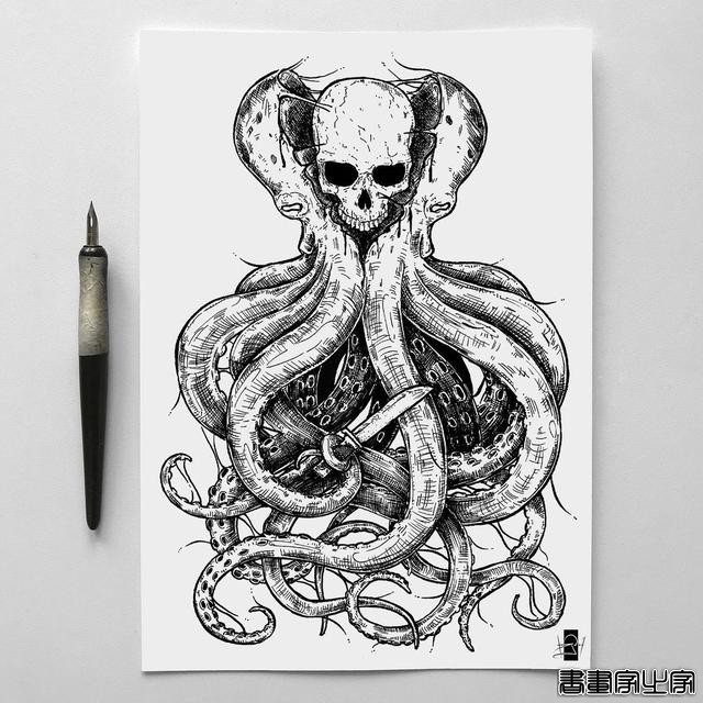 钢笔插画这样画效果是真的好 画面清爽干净 有绘画的冲动-39.jpg