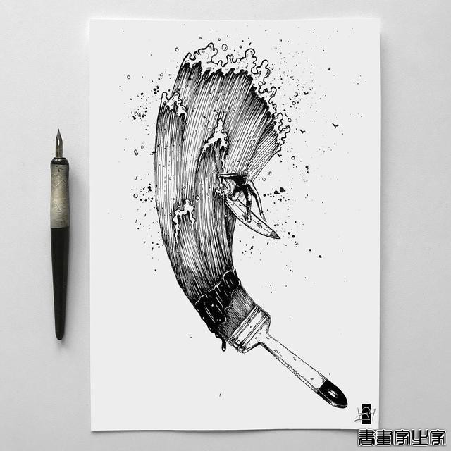 钢笔插画这样画效果是真的好 画面清爽干净 有绘画的冲动-41.jpg