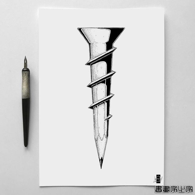 钢笔插画这样画效果是真的好 画面清爽干净 有绘画的冲动-45.jpg