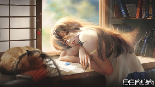 这就是PS画出来的插画效果，60集PS人像插画教程，恋爱般的感觉-6.jpg