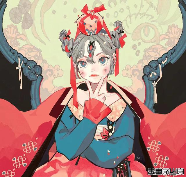 生动的人物插画，色彩丰富浓烈 by：popbanao ???-9.jpg