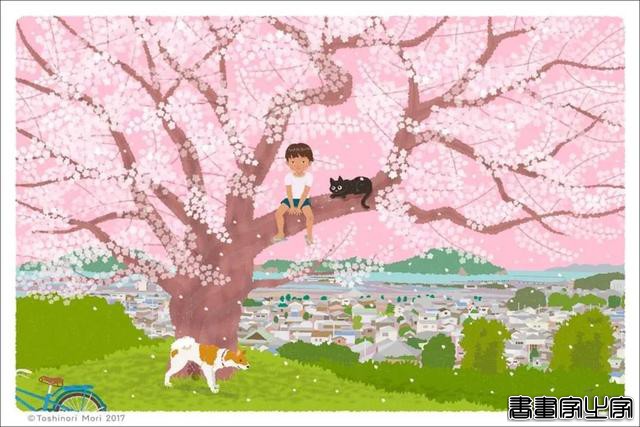 超治愈！跟着日本插画师笔下的猫咪去踏青，把清新的风光尽收眼底-19.jpg