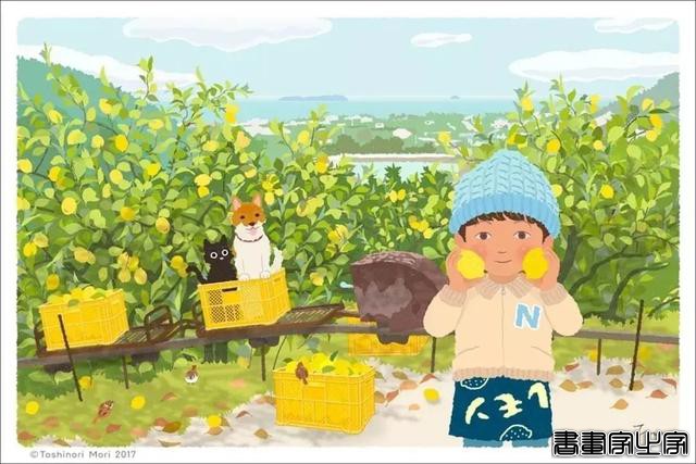 超治愈！跟着日本插画师笔下的猫咪去踏青，把清新的风光尽收眼底-36.jpg