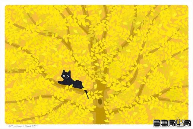 超治愈！跟着日本插画师笔下的猫咪去踏青，把清新的风光尽收眼底-38.jpg