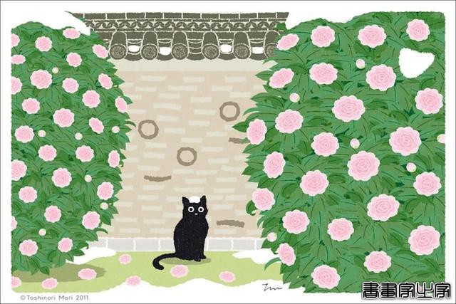 超治愈！跟着日本插画师笔下的猫咪去踏青，把清新的风光尽收眼底-44.jpg