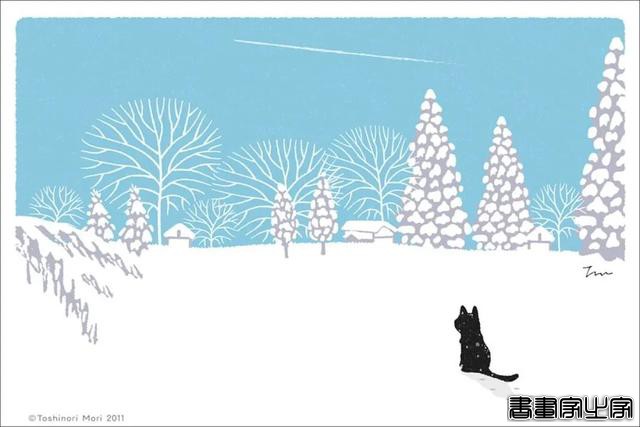 超治愈！跟着日本插画师笔下的猫咪去踏青，把清新的风光尽收眼底-43.jpg