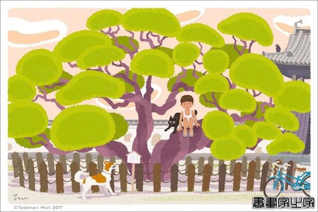 超治愈！跟着日本插画师笔下的猫咪去踏青，把清新的风光尽收眼底-53.jpg