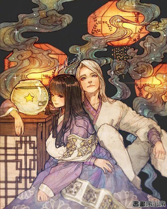 笔触细腻、美艳的人物插画作品，笔下的插画太甜了 ?-5.jpg