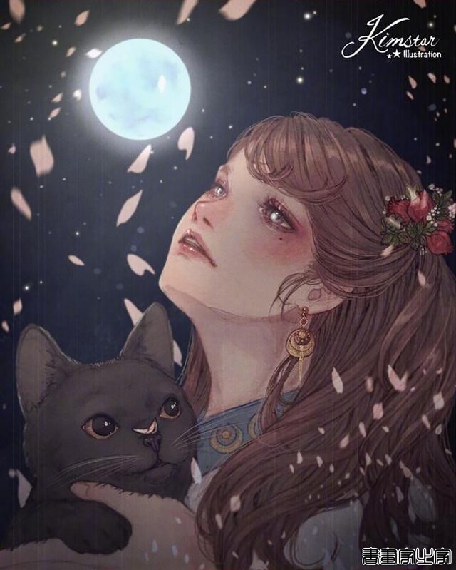 笔触细腻、美艳的人物插画作品，笔下的插画太甜了 ?-10.jpg