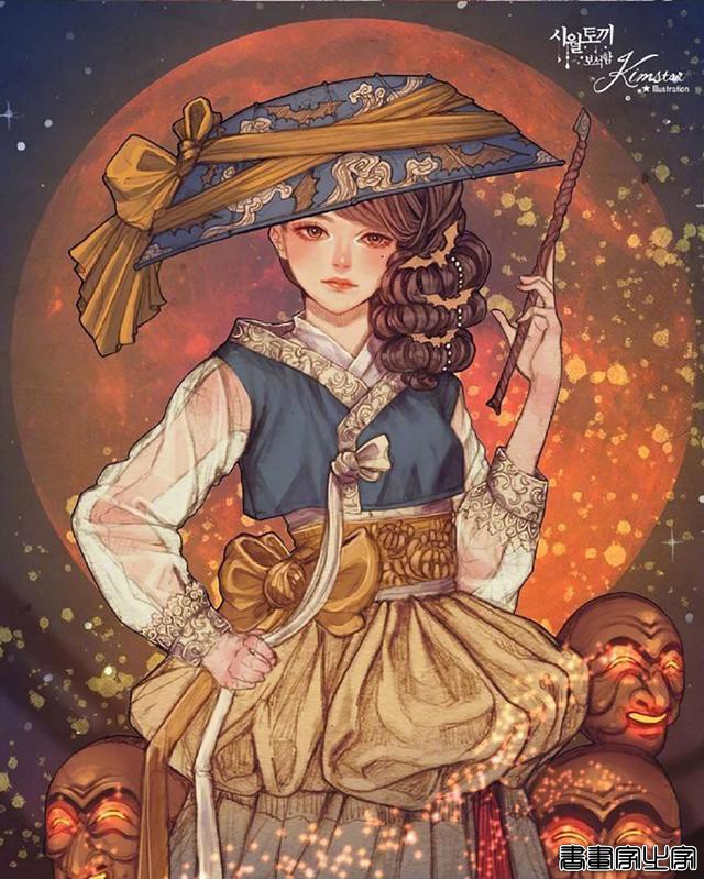 笔触细腻、美艳的人物插画作品，笔下的插画太甜了 ?-14.jpg