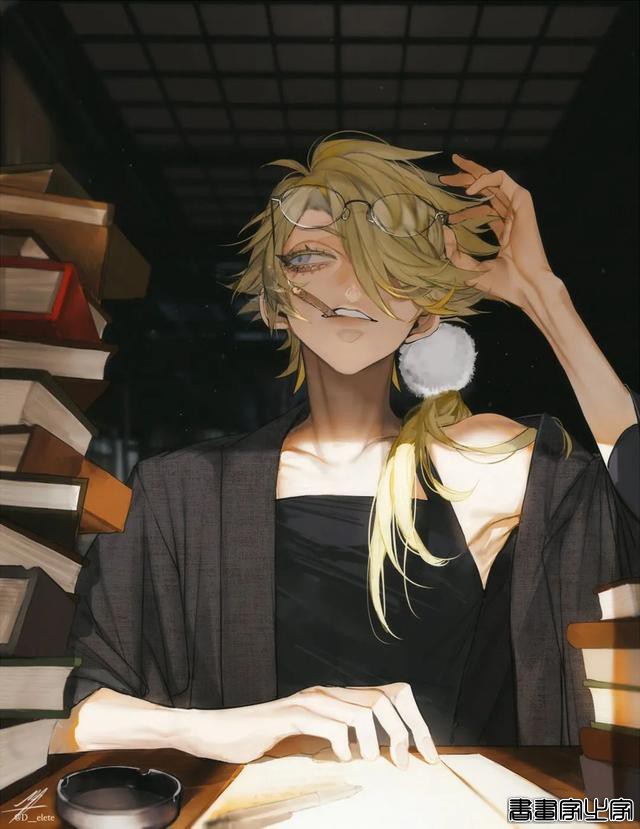 插画师 AU笔下的邪魅妖气十足的同人男性人设，-11.jpg