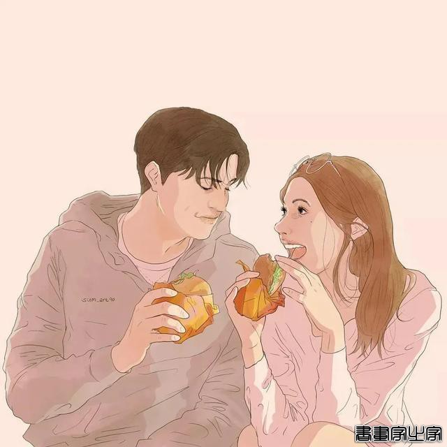 虐哭！韩国小伙用插画撩拨10万粉丝，网友：“这波狗粮”真酸啊-6.jpg