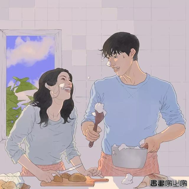 虐哭！韩国小伙用插画撩拨10万粉丝，网友：“这波狗粮”真酸啊-8.jpg