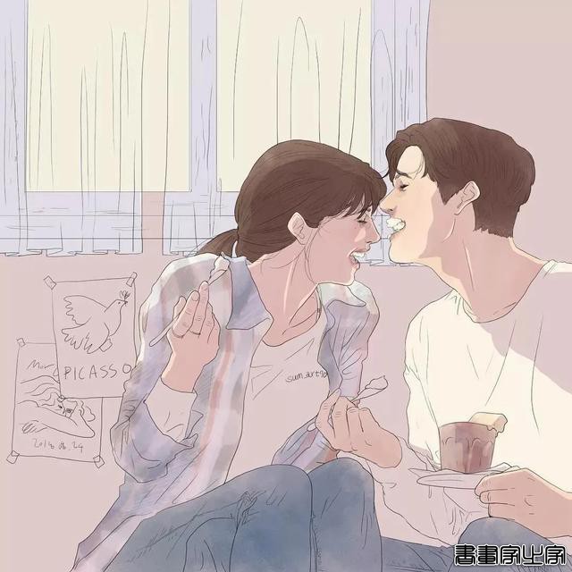 虐哭！韩国小伙用插画撩拨10万粉丝，网友：“这波狗粮”真酸啊-10.jpg