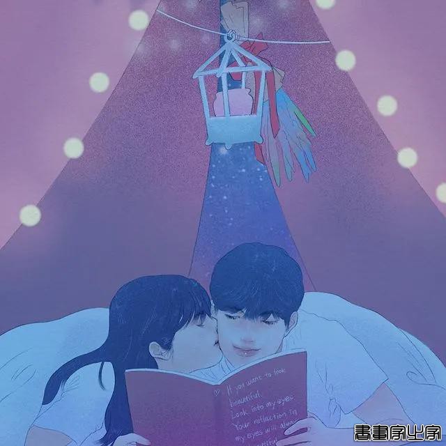 虐哭！韩国小伙用插画撩拨10万粉丝，网友：“这波狗粮”真酸啊-38.jpg
