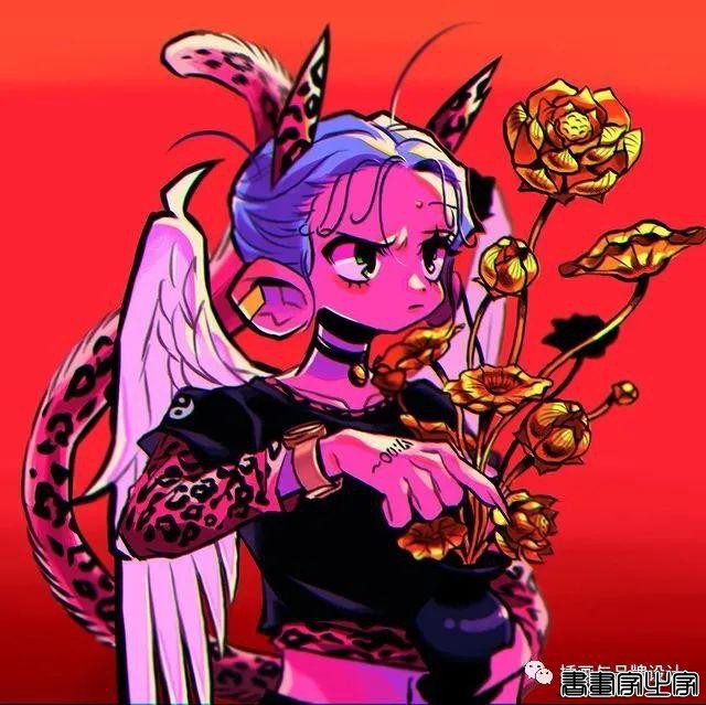 插画丨东方元素与荧光色的冲撞下，诞生的嘻哈风角色设计-6.jpg