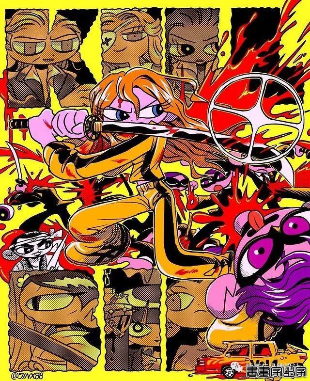插画丨东方元素与荧光色的冲撞下，诞生的嘻哈风角色设计-10.jpg
