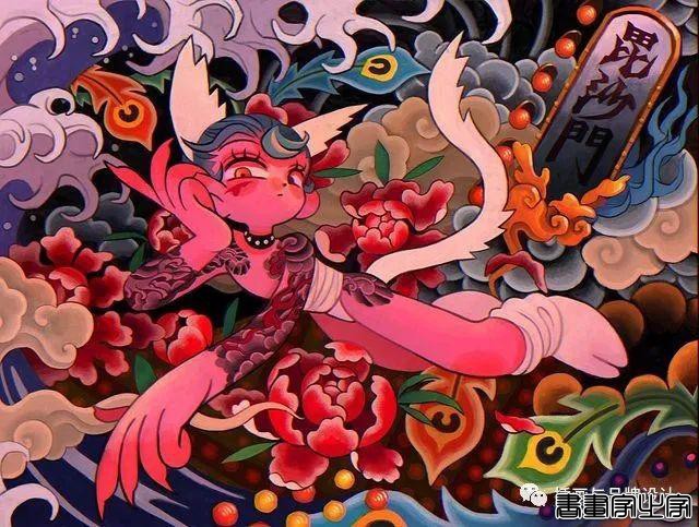 插画丨东方元素与荧光色的冲撞下，诞生的嘻哈风角色设计-20.jpg